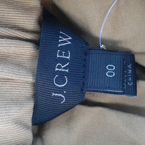 J Crew button front Khaki Chino Midi Skirt size 00 - Picture 4 of 8